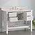 48" White Solid Wood and Basin Sink Vanity with Countertop Options