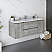 48" Wall Hung Modern Bathroom Cabinet w/ Top & Sink in Ash
