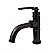 Single-Handle 1-Hole Deck Mount Bathroom Faucet with Push Pop-Up in Oil Rubbed Bronze