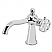 Single-Handle 1-Hole Deck Mount Bathroom Faucet with Push Pop-Up in Polished Chrome with 5 Color Options