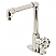 Single-Handle 1-Hole Deck Mount Bathroom Faucet with Push Pop-Up in Naples Bronze with 5 Finish Options
