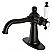 Single-Handle 1-Hole Deck Mount Bathroom Faucet with Push Pop-Up and Deck Plate in Polished Chrome with 9 Finish Options