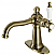 Single-Handle 1-Hole Deck Mount Bathroom Faucet with Push Pop-Up and Deck Plate in Polished Chrome with 9 Finish Options