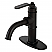 Single-Handle 1-Hole Deck Mount Bathroom Faucet with Push Pop-Up and Deck Plate in Oil Rubbed Bronze
