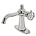 Single-Handle 1-Hole Deck Mount Bathroom Faucet with Push Pop-Up and Deck Plate in Polished Chrome with 8 Finish Options