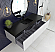 66" Cloud White Bathroom Vanity with Matte White VIVA Stone Solid Surface Countertop