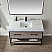 48" Vanity in Moxican Oak with White Composite Grain Stone Countertop Without Mirror