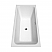 67" Freestanding Bathtub in White with Polished Chrome Drain and Overflow Trim with Faucet Option