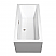 60" Freestanding Bathtub in White with Polished Chrome Drain and Overflow Trim with Faucet Option