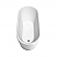 59" Freestanding Bathtub in White with Brushed Nickel Drain and Overflow Trim w/ Faucet Option