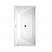 59" Freestanding Bathtub in White with Brushed Nickel Drain and Overflow Trim w/ Faucet Options