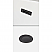 60" Freestanding Bathtub in White with Matte Black Pop-Up Drain and Overflow Trim