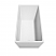 59" Freestanding Bathtub in White with Shiny White Drain and Overflow Trim Finish