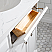 72" Traditional Collection Quartz Carrara Pure White Bathroom Vanity Set With Hardware in Polished Nickel (PVD) Finish