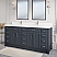 Issac Edwards Collection 75" Pepper Gray Double Sink Vanity by Studio Bathe