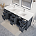 Issac Edwards Collection 75" Pepper Gray Double Sink Vanity by Studio Bathe