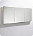 60" Wide x 36" Tall Bathroom Medicine Cabinet w/ Mirrors