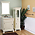 30" Single Sink Vanity-Wood-Cream White