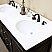 60" Double Sink Vanity-Wood-Espresso Finish with Mirror and Linen Cabinet Options