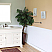 60" Single Sink Vanity-Wood-Cream White with Mirror and Linen Cabinet Options