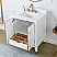 30" Modern Bathroom Sink Vanity White Finish in White Quartz Top with Backsplash Option