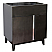 30" Single Vanity in Silvery Brown Finish - Cabinet Only with Countertop, Backsplash and Mirror Options