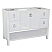 48" Single Vanity in White Finish - Cabinet Only with Countertop, Backsplash and Mirror Options
