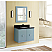 30" Single Wall Mount Vanity in Aqua Blue Finish - Cabinet Only with Countertop, Backsplash and Mirror Options