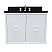 30" Single Wall Mount Vanity in White Finish - Cabinet Only with Countertop, Backsplash and Mirror Options