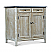 36" Reclaimed Pine Dorset Single Bath Vanity Wash Finish with Natural Blue Stone Top