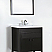 30" Single Sink Vanity in Rich Espresso Finish with Seamless Integral Ceramic Sink Top with Mirror Option