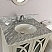 30" Single Vanity Manufactured Woods in Light Gray Finish with Carrara White Marble Counter Top and White Ceramic Sink