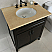 30" Single Vanity Manufactured Woods in Sable Walnut Finish with White Ceramic Sink and Countertop Options
