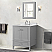 31" Single Sink Vanity in Light Gray Finish Engineer Stone Quartz Top with Mirror Option