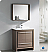 Fresca Allier 30" Modern Bathroom Vanity Grey Oak Finish