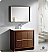 Fresca Allier 36" Modern Bathroom Vanity Wenge Finish