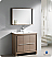 Fresca Allier 36" Modern Bathroom Vanity Grey Oak Finish
