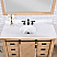 48" Single Sink Bath Vanity in Weathered Pine with White Composite Countertop