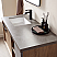 47" Single Sink Bath Vanity in North American Oak with Grey Sintered Stone Top
