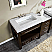 Silkroad 56" Moduler Bathroom Vanity Espresso Finish