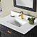 Issac Edwards Collection 36" Single Bathroom Vanity Set in Black Oak with Carrara White Composite Stone Countertop without Mirror