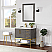 Issac Edwards Collection 36" Single Bathroom Vanity Set in Classical Grey with Grain White Composite Stone Countertop without Mirror