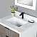 Issac Edwards Collection 30" Single Bathroom Vanity in Classical Gray with Carrara White Composite Stone Countertop without Mirror