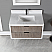 Issac Edwards Collection 36" Single Bathroom Vanity in Classical Gray with Carrara White Composite Stone Countertop without Mirror