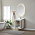 24" Vanity in White with White Composite Grain Stone Countertop Without Mirror