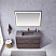 48" Single Sink Bath Vanity in North Carolina Oak with Grey Composite Integral Square Sink Top