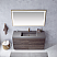 60" Single Sink Bath Vanity in North Carolina Oak with Grey Composite Integral Square Sink Top