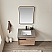 30" Single Sink Bath Vanity in North American Oak with Grey Sintered Stone Top and Mirror