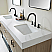 72" Double Sink Bath Vanity in Light Walnut with White Sintered Stone Top