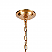  Abaca 36'' Wide 8-Light Chandelier - Satin Brass